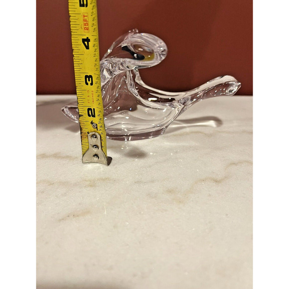 Princess House Lead Crystal Flying Bird Dove Candy Trinket Dish - Picture 4 of 8